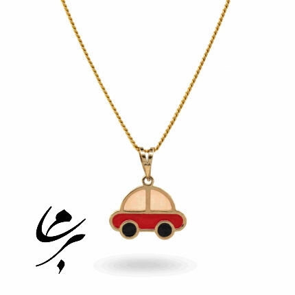 آویز طلا ماشین قرمز