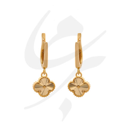 گوشواره طلا ون کلیف تراش کلیپسی کد ERG10224