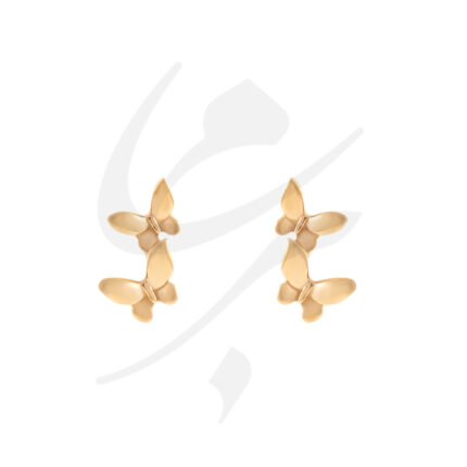 گوشواره دو پروانه ای کد ERG10295