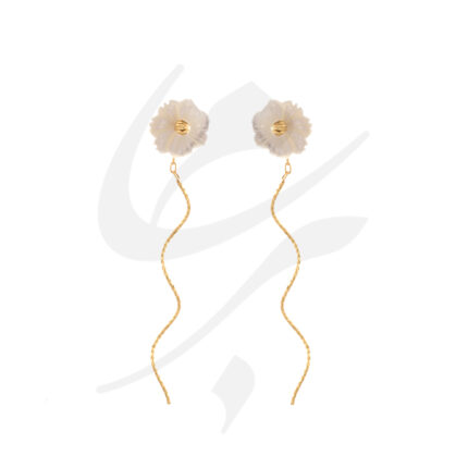 گوشواره بخیه ای گلرخ سایز بزرگ کد ERG10231